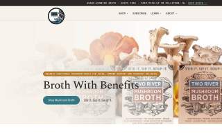 Two River Gourmet Mushrooms website