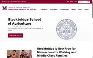 UMASS Student Farming Enterprise website