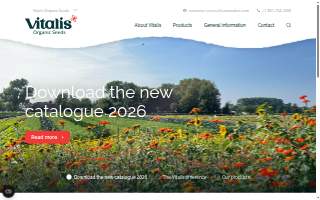 Vitalis Organic Seeds - division of Enza Zaden North America, Inc. website
