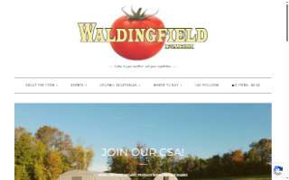 Waldingfield Farm website