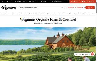 Wegmans Organic Farm & Orchard Inc. website