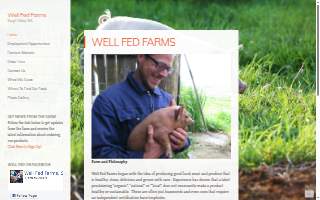 Well Fed Farms, LLC website