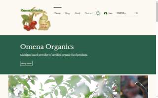 WFLP, LLC dba OMENA ORGANICS website
