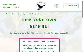 Whistle Down Farm website