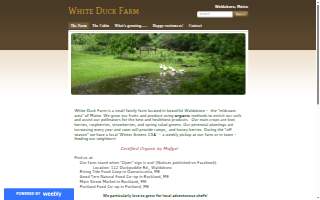 White Duck Farm website