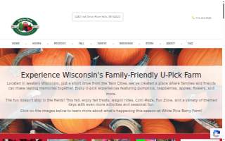 White Pine Berry Farm website