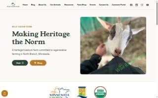 Wild Haven Farm website