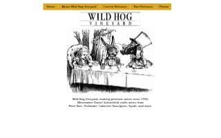 Wild Hog Farm website