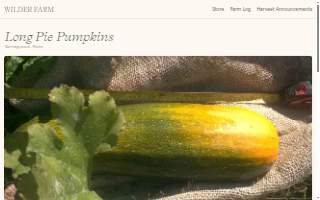 Wilder Farm website