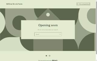 Willow Brook Farm LLC DBA Willow Brook Farm website