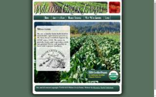 Willow Creek Farms website