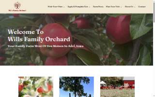 Wills Family Orchard website