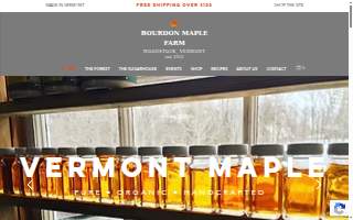 Bourdon Enterprises Inc. DBA Bourdon Maple Farm website