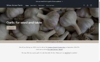 Wise Acres Farm website