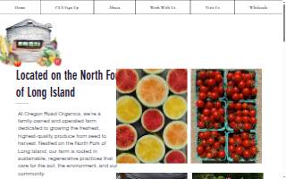 WJF Farms LLC DBA Oregon Road Organics website
