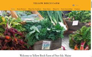 Yellow Birch Farm website