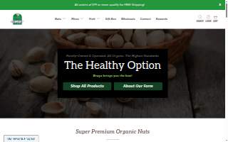 Braga Organic Farms, Inc. website