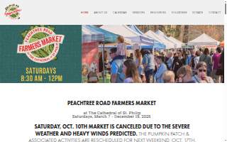 Peachtree Road Farmers’ Market website
