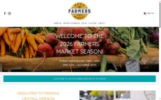 Bend Farmer's Market website