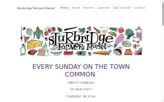 Strubridge Farmers Market website