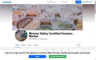 Moreno Valley Farmers Market website