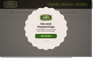 The Muskegon Farmer's Market website