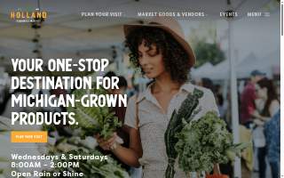 Holland Farmers Market website