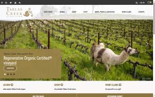 Tablas Creek Vineyard website