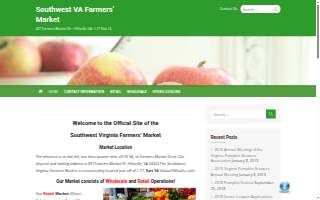 Southwest Virginia Farmers' Market website