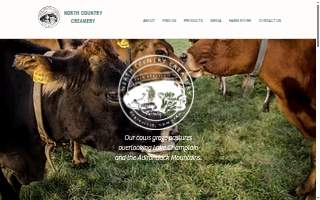 North Country Creamery website