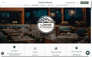 Lodge Kitchen at Sunriver Resort website