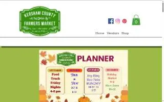 Kershaw County Farmers Market website