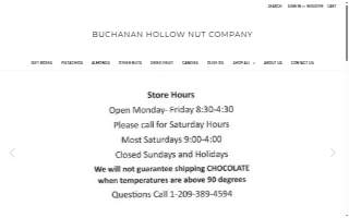 Buchanan Hollow Nut Company website