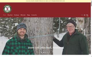 Buck Family Maple Farm,LLC website