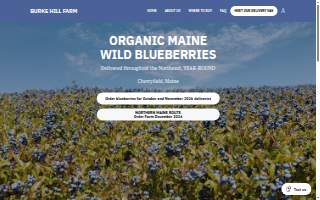 Burke Hill Farm website