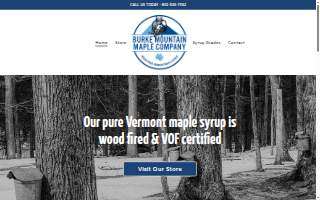 Burke Mountain Maple website