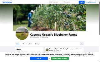 Caceres Organic Farms, Inc. website