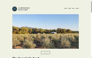 Campodonico Olive Farm website