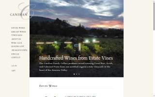 Canihan Vineyards website