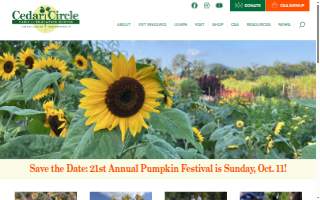 Cedar Circle Farm and Educational Center, Inc. DBA N/A website