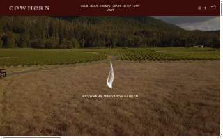 CH Wines LLC dba Cowhorn Vineyard & Garden website