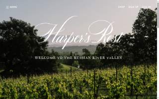Chaos Vineyards, LLC DBA Harper's Rest Vineyard website
