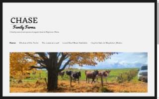 Chase Family Farms website