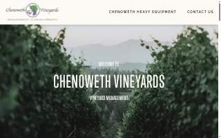 Chenoweth Vineyards, Inc. website
