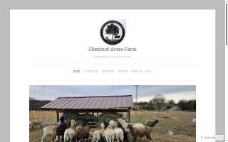 Chestnut Acres Farm LLC website