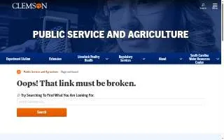 Clemson University Coastal Research And Education Center website