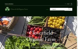 Cloverfield Organic Farm LLC website