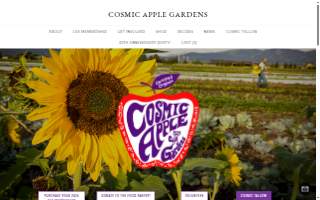 Cosmic Apple Gardens website