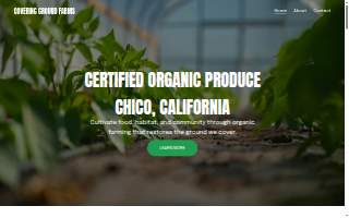 Covering Ground Farms website