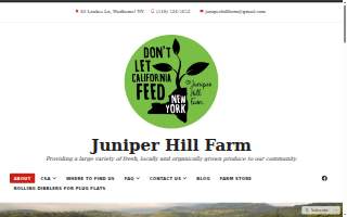 Adam Hainer DBA Juniper Hill Farm website